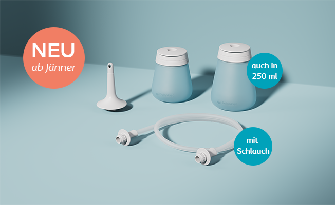 Peristeen Light Systeme in 175 und 250 ml mit Schlauch und Texten NEU ab Jänner